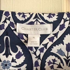 Charter Club blue dress XL